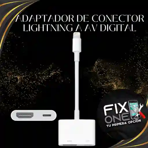 Adaptador De Conector Lightning A (hdmi) Av Digital