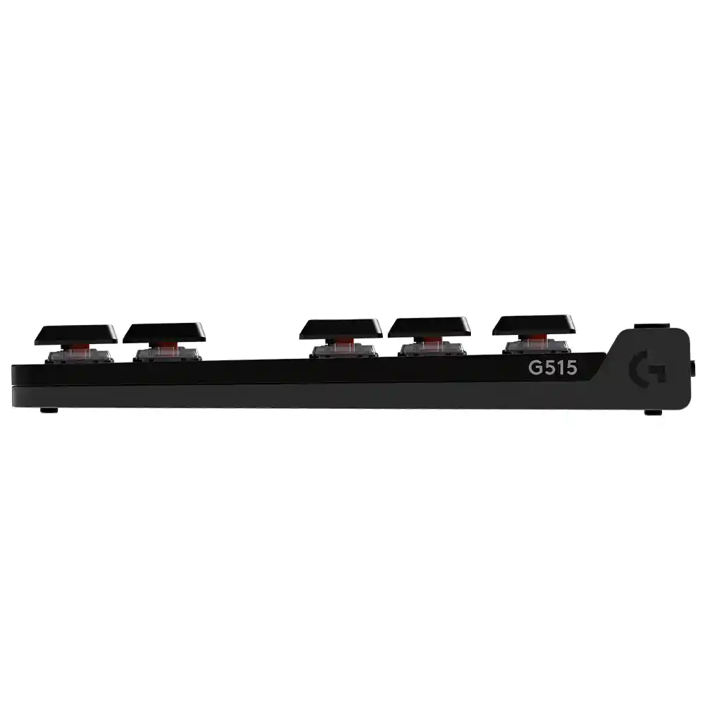 Teclado Gamer Mecánico Inalámbrico Logitech G515 Tkl Lightspeed Rgb Negro (ingles)