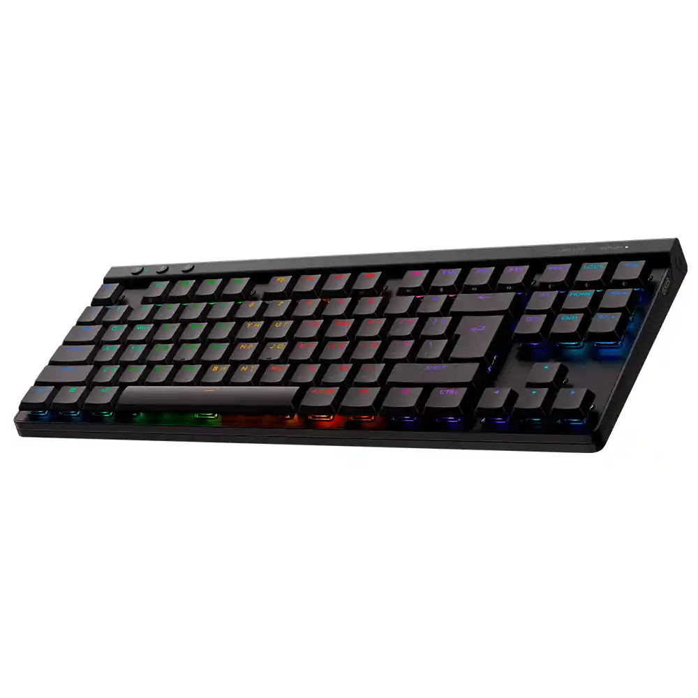 Teclado Gamer Mecánico Inalámbrico Logitech G515 Tkl Lightspeed Rgb Negro (ingles)