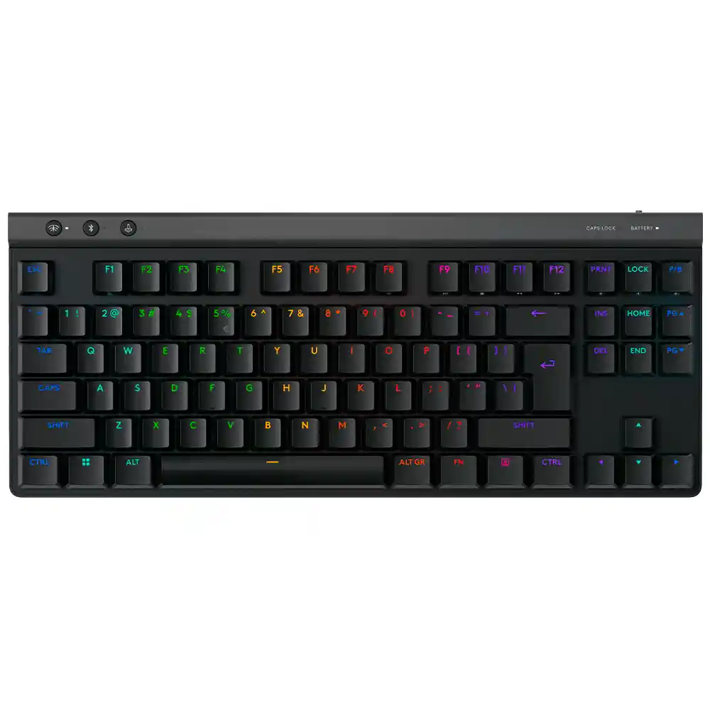 Teclado Gamer Mecánico Inalámbrico Logitech G515 Tkl Lightspeed Rgb Negro (ingles)