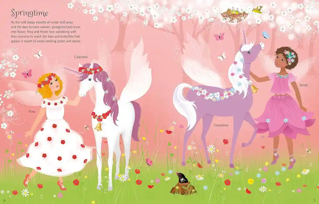 Libro De Actividades Mágicas Unicornios Con Sticker Niños