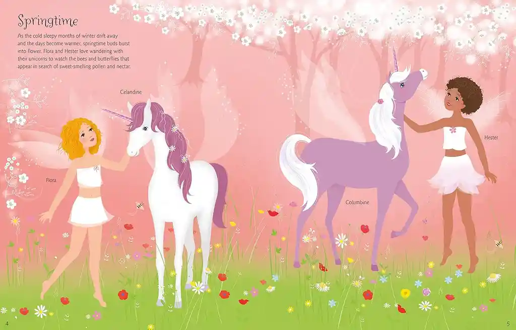 Libro De Actividades Mágicas Unicornios Con Sticker Niños