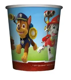 Vasos 9 Oz Con Diseño De Paw Patrol Niño Paquete X 8 Unidades