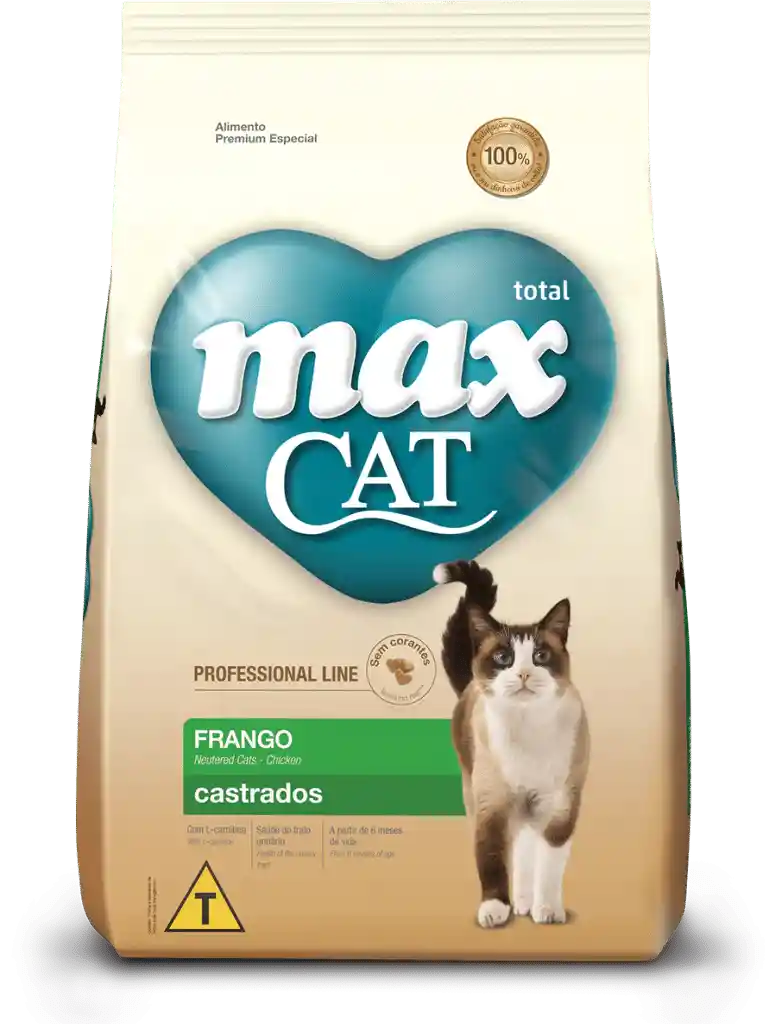 Max Para Gato Castrado Adulto 3 Kg Max Gatos Max Alimento Para Gato Castrado 3 Kg Max Cat Pollo 3kg