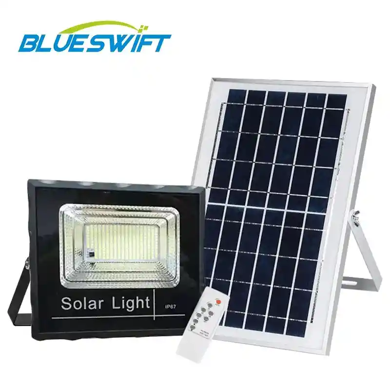 Reflector Lampara Led Panel Solar Exterior 50w Recargable