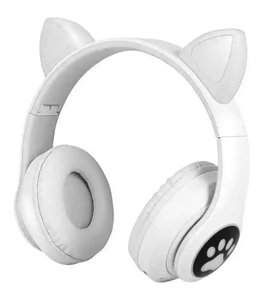 Audifonos Diadema Orejas De Gato - Cat Blanco