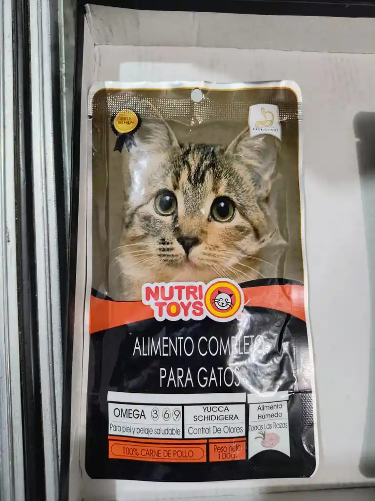 Alimento Completo Para Gatos Contiene Prebioticos