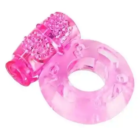 Anillo Vibrador Retardante Masculino - Rosado