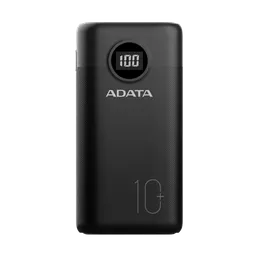 Banco De Poder Adata P10000qcd 10000 Mah Tipo C Negro