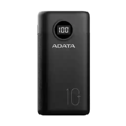 Banco De Poder Adata P10000qcd 10000 Mah Tipo C Negro