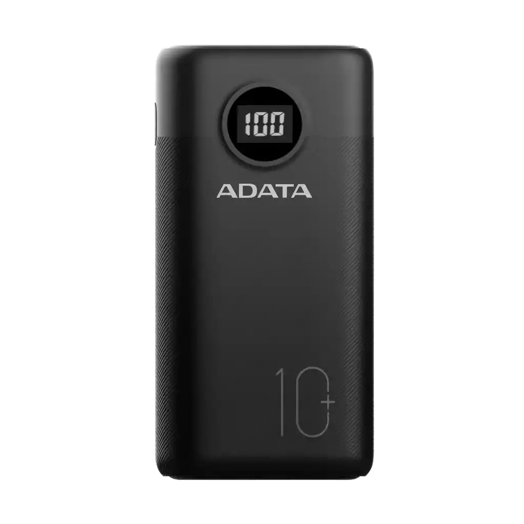 Banco De Poder Adata P10000qcd 10000 Mah Tipo C Negro