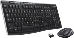 Kit De Teclado Y Mouse Inalámbrico Logitech Mk270 Español