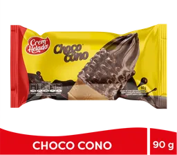 Crem Helado Choco Cono Con A Y Cubierto De Chocolate