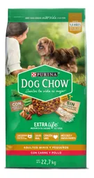 Alimento Seco Dog Chow Adultos Life Sin Colorantes Medianos Y Grandes Para Perros 22,7kg