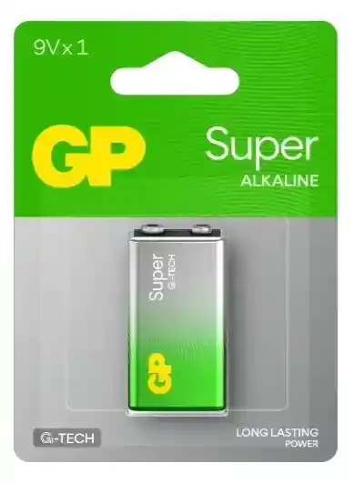 Pila Batería Cuadrada 9v - Marca Gp Ultra Alkalina