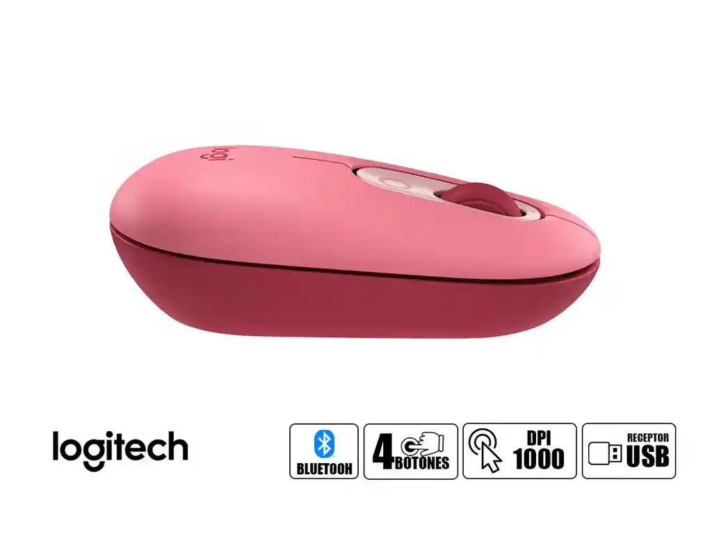 Mouse Inalámbrico Logitech Cosmos Pop Mr0092 Heartbreaker