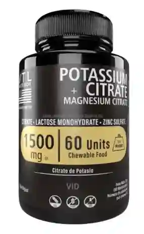 Citrato De Potasio X 60 Pastillas Vtl Nutrición