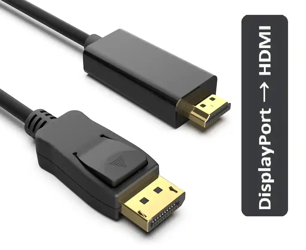 Displayport A Hdmi Convertidor Cable Pc Tv Adaptador Display Port A Hdmi