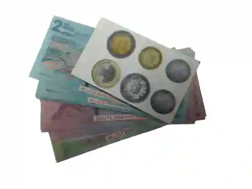 Billetes Didacticos Colombianos Dolares Y Monedas X100 Aprox