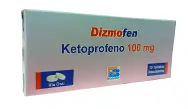 Ketoprofeno 100mg X 10 Tableta (dizmofen)