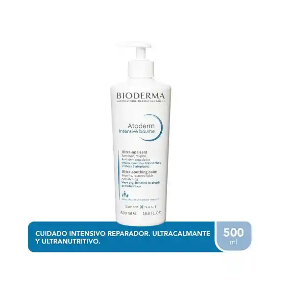 Crema Ultra Calmante Para Piel Seca A Muy Seca Bioderma Atoderm Intensive Baume 500ml