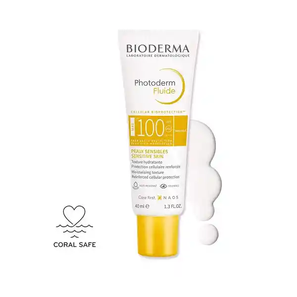 Protector Solar Bioderma Photoderm Fluide Max Spf 100 Invisible 40ml