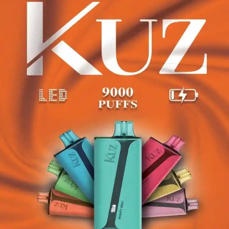 Kuz 9.000 Puffs, Watermelon Ice 5%