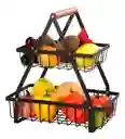 Organizador De Frutas 2 Niveles