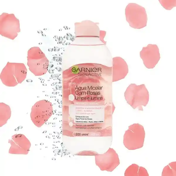 Agua Micelar Garnier Skinactive Rosas 400ml