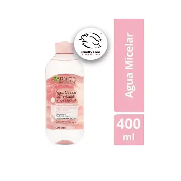 Agua Micelar Garnier Skinactive Rosas 400ml