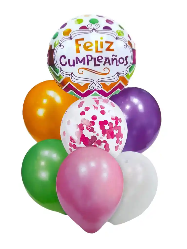 Globos Para Cumpleaños Decoración Base Bombas Gratis Fiesta