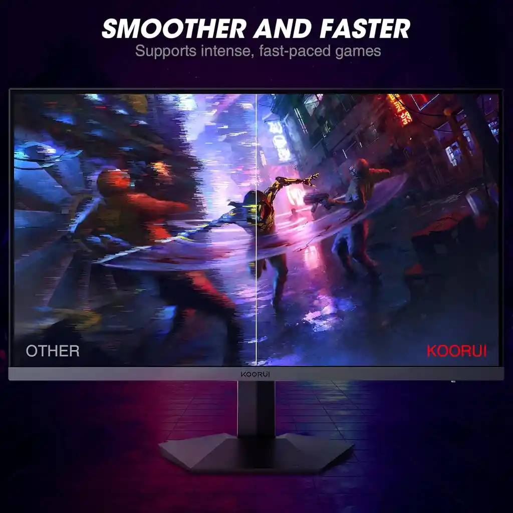 Monitor De Juegos 24 Pulgadas 165hz 1080p 1ms Ips Negro