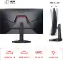 Monitor De Juegos 24 Pulgadas 165hz 1080p 1ms Ips Negro