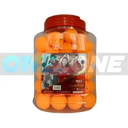 Pelota Ping Pong Varesi 1 Estrella X60unds-v040n/ Naranja