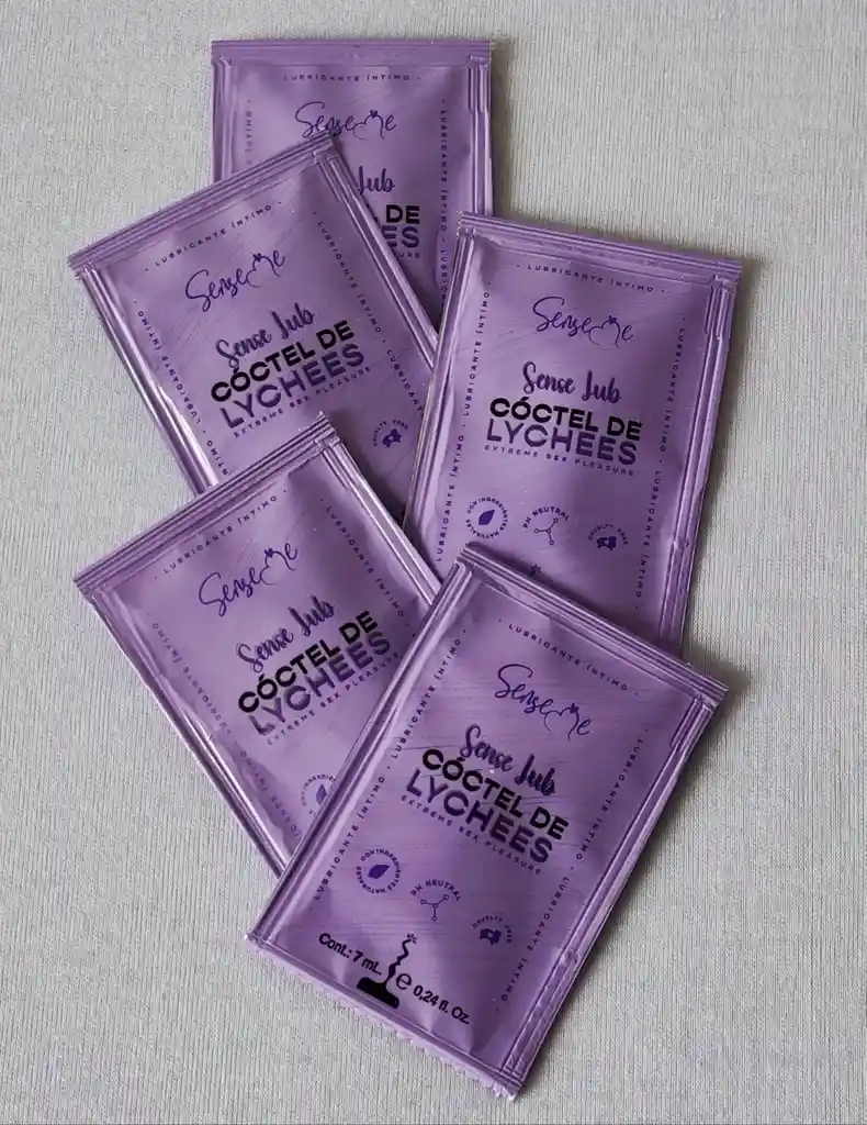 Lubricante Íntimo Cóctel De Lychees – Presentación Sachet