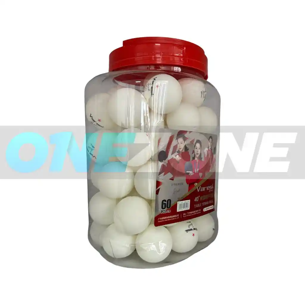 Pelota Ping Pong Varesi 1 Estrella X60unds-v040n/ Blanco