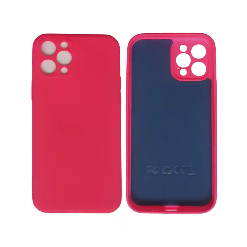 Funda Con Protector De Camara Gamuza Interna Para Iphone 12 Pro