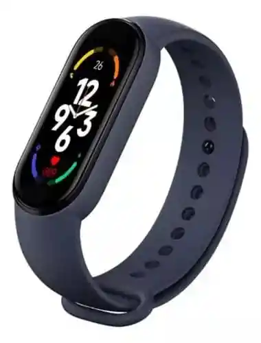 Reloj Inteligente M7 Smartwatch Bluetooth Smart Band / Azul Oscuro