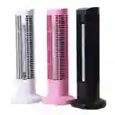 Ventilador Vertical En Forma De Torre Portátil Usb Color Rosa