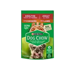 Dog Chow Pouch Adultos 100gm - Cordero