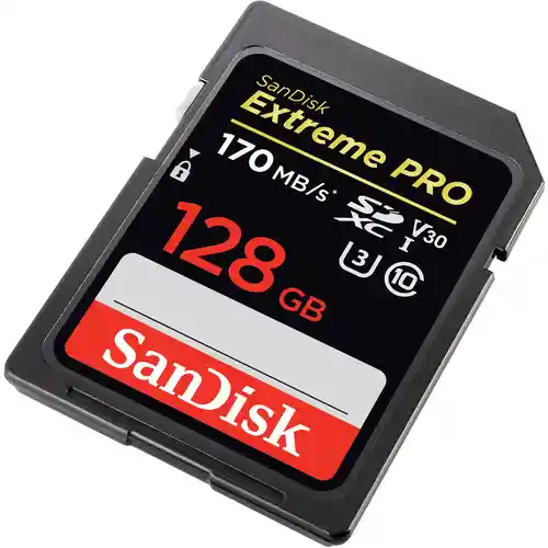 Memoria Sd Sandisk Extreme Pro 128gb Especial Para Camara Original