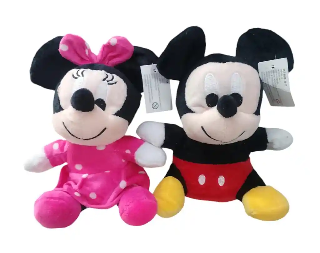 Peluche Minnie Mickey Mouse Pareja De Muñecos Minnie Mickey