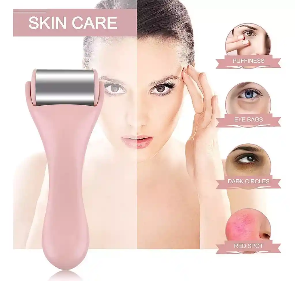 Rodillo Ice Roller Facial Acero Inoxidable