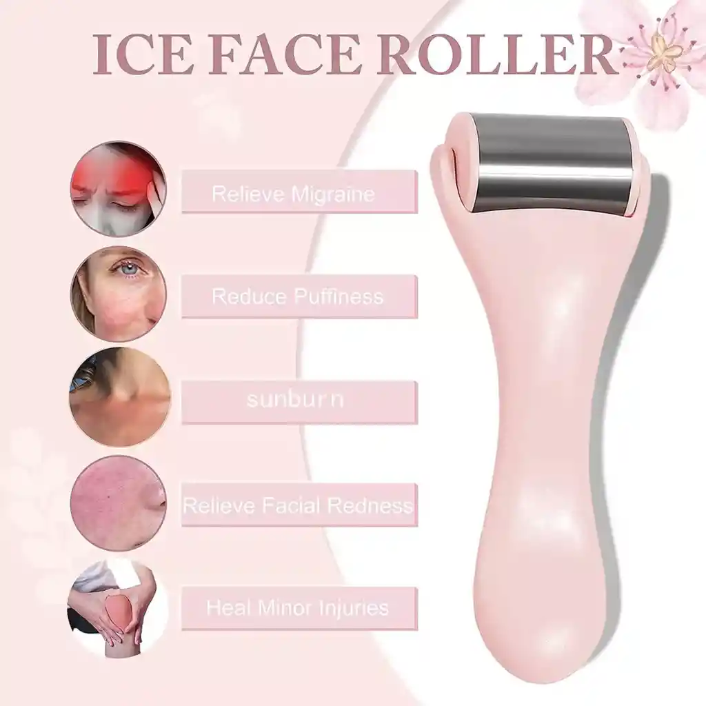 Rodillo Ice Roller Facial Acero Inoxidable