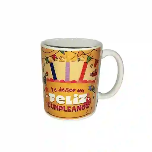 Mug Sublimado De Feliz Cumpleaños