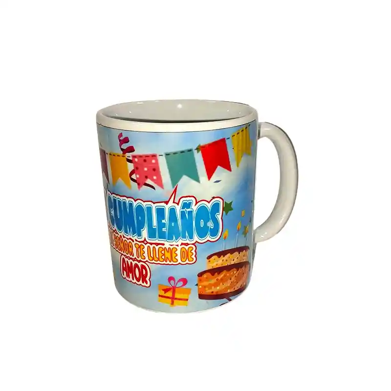 Mug Sublimado De Feliz Cumpleaños