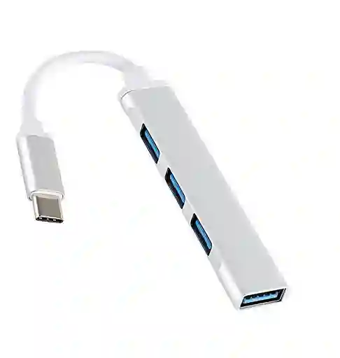 Adaptador Hub Multipuerto Tipo C A Usb 4 Puertos 2.0 3.0