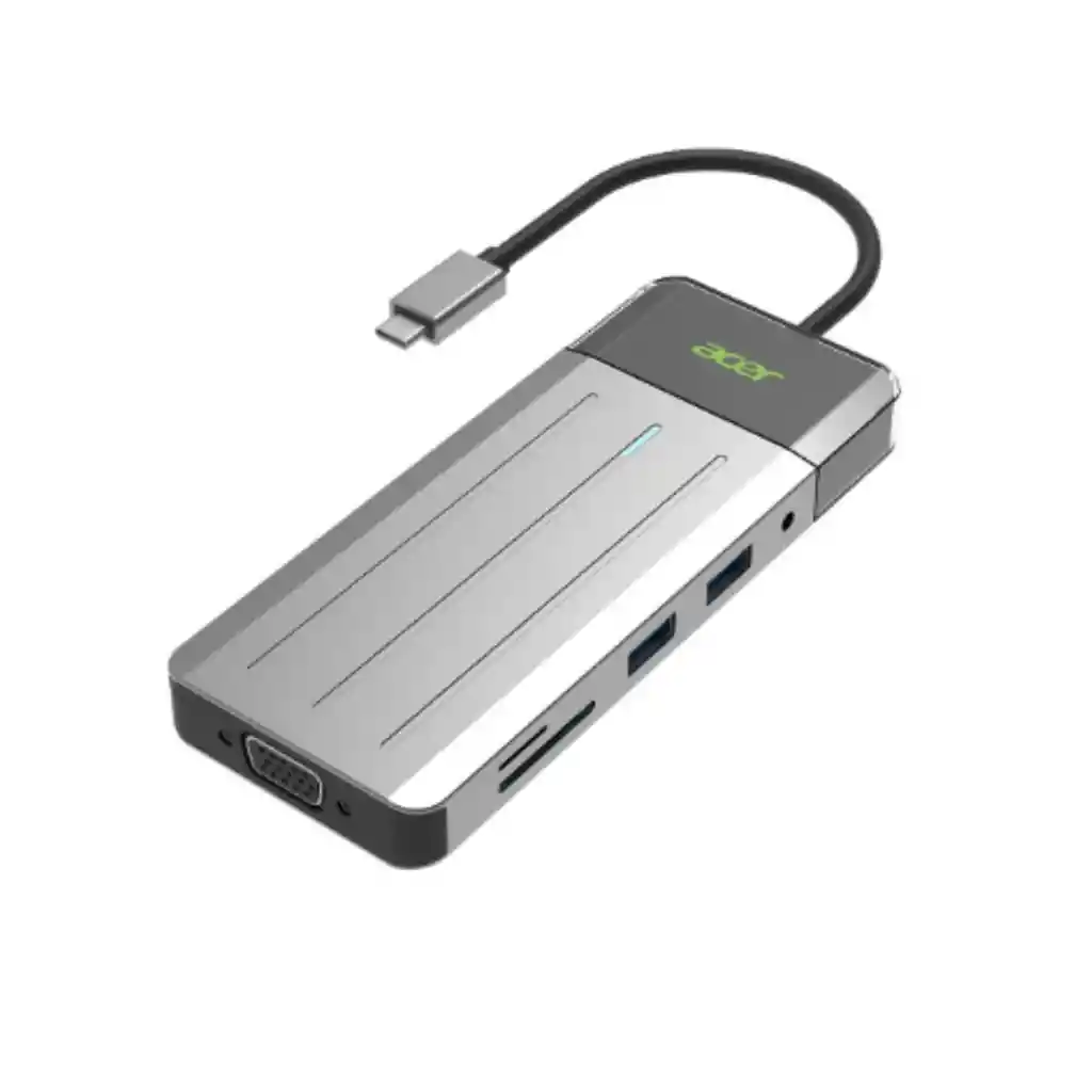 Hub Usb Multipuertos Acer 9 In 1 Usb-c Travel Dock