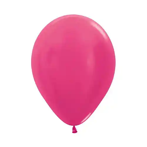 Globo Metal Fucsia R12 X12 Sempertex