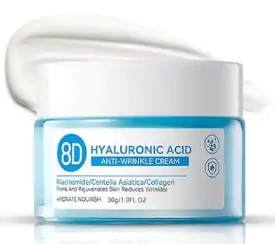 Crema Facial Antiarrugas Con Acido Hialuronico/niacinamida/centella Asiatica Y Colageno 8d Sadoer Ref 239